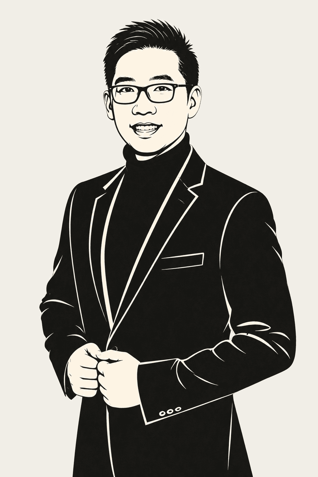 李柏賢講師剪影插畫
